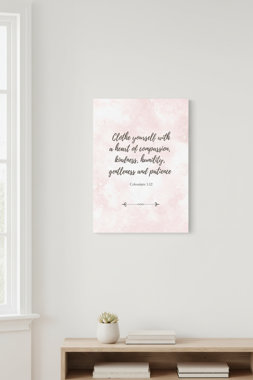 Colossians 3:12 - Canvas