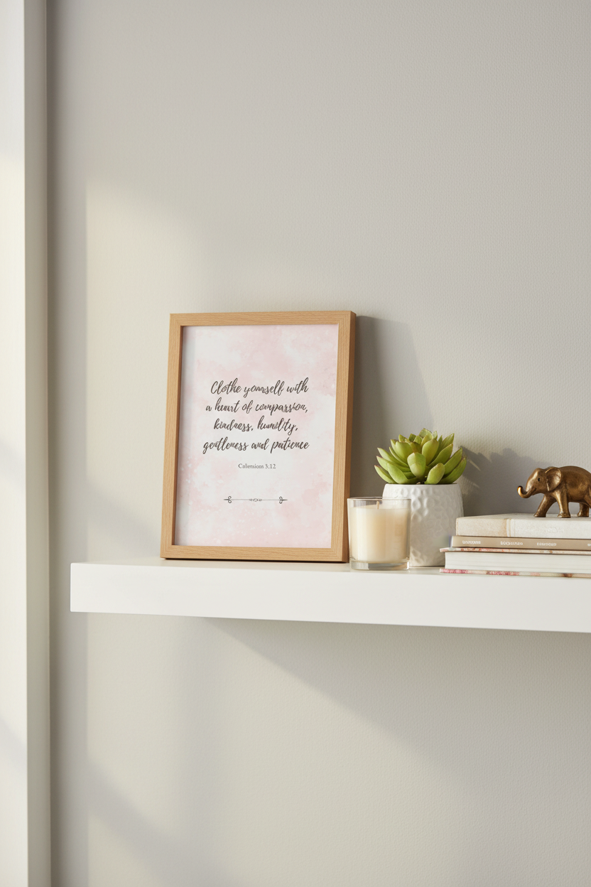Colossians 3:12 - Shelf Scene