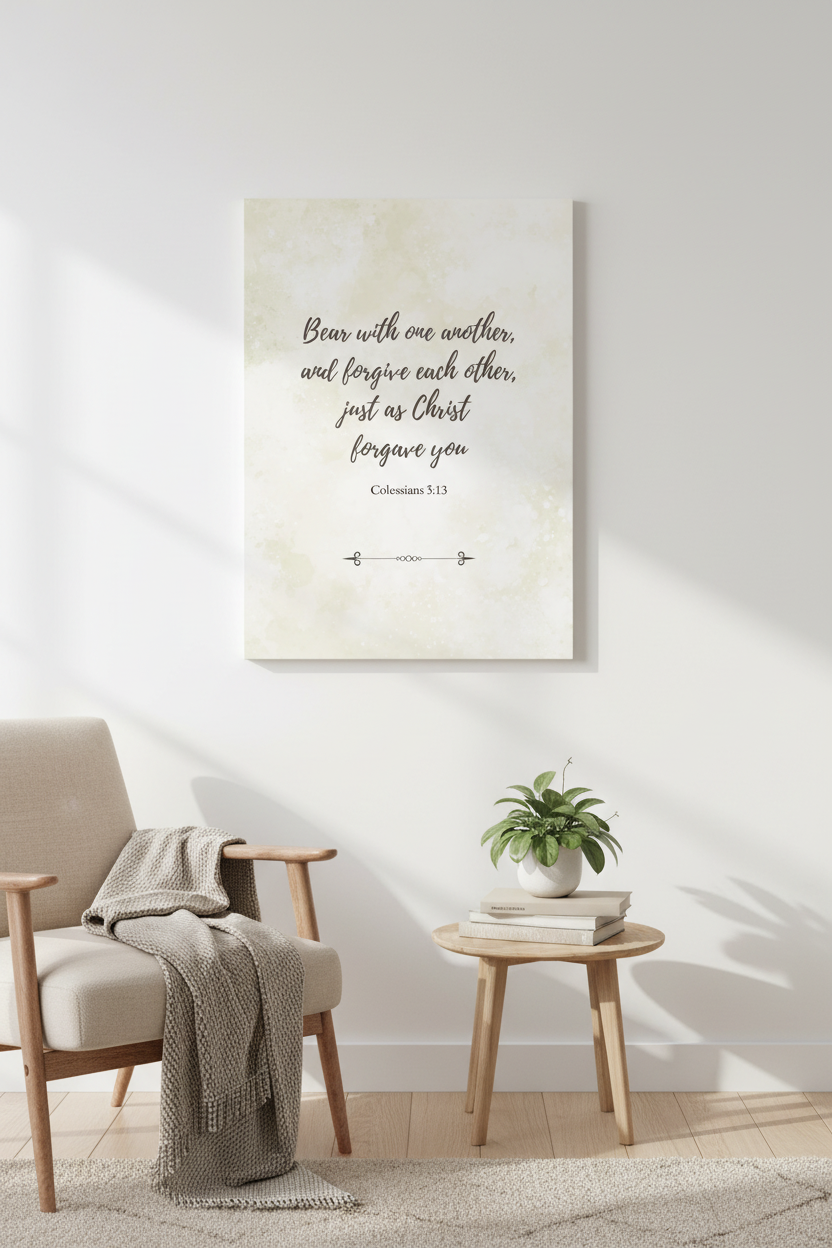 Colossians 3:13 - Canvas