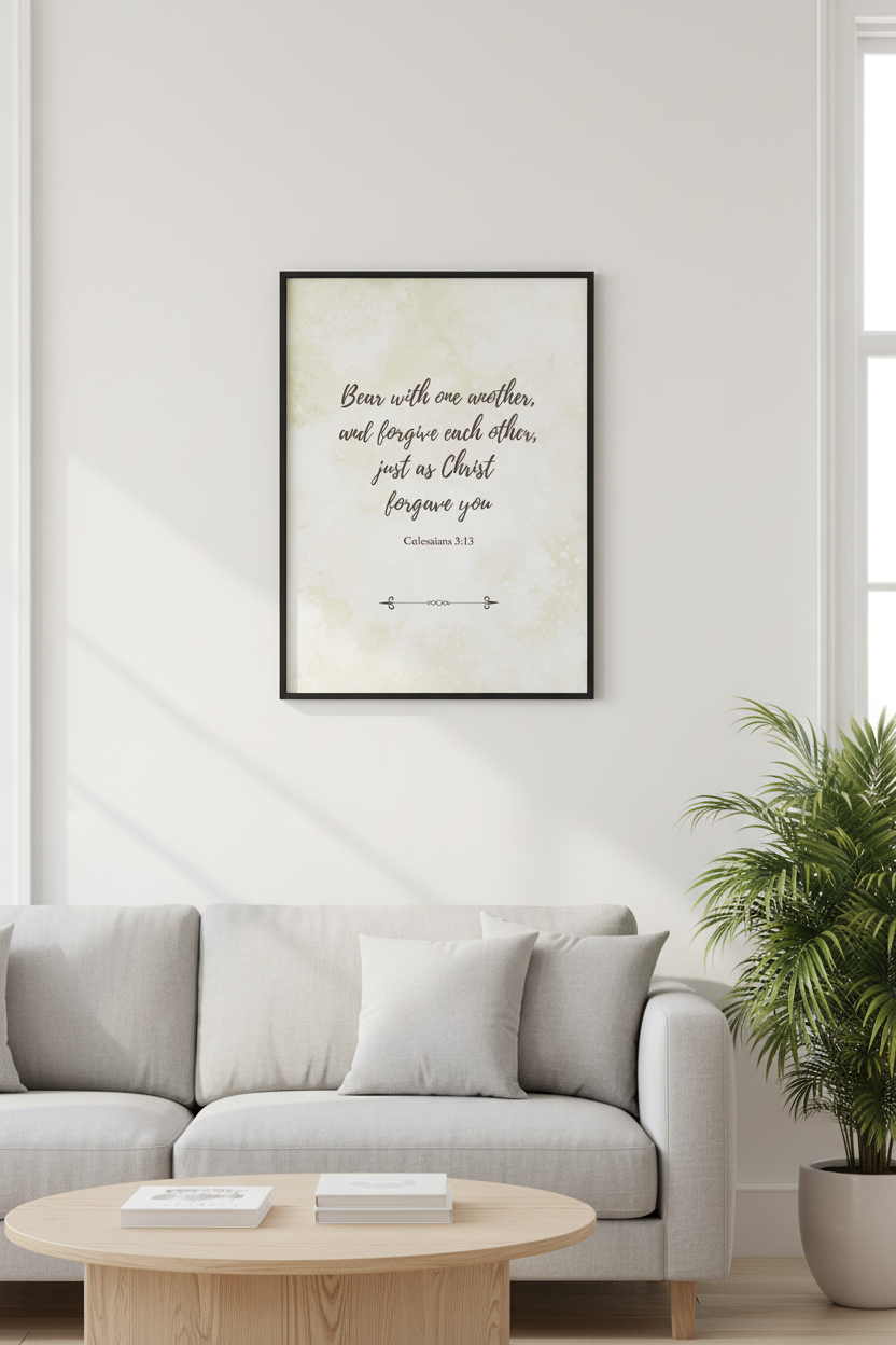 Colossians 3:13 - Framed Wall Resized