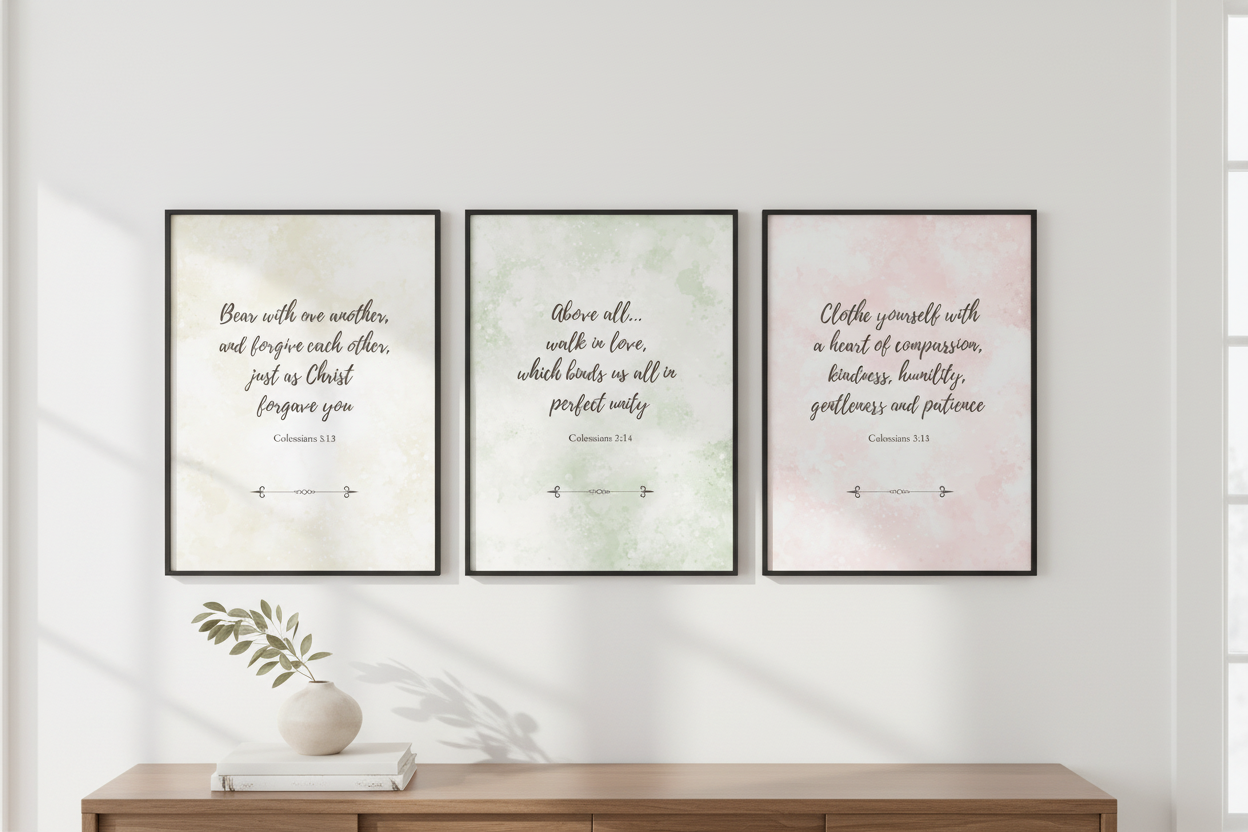 Colossians Collection - Gallery Wall