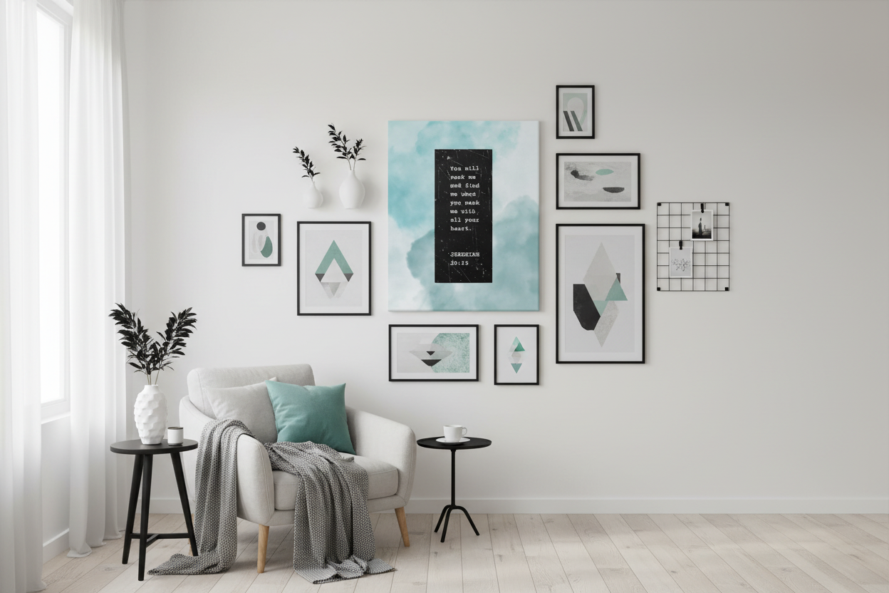 Jeremiah 29:13 Gallery Wall Hero Mockup